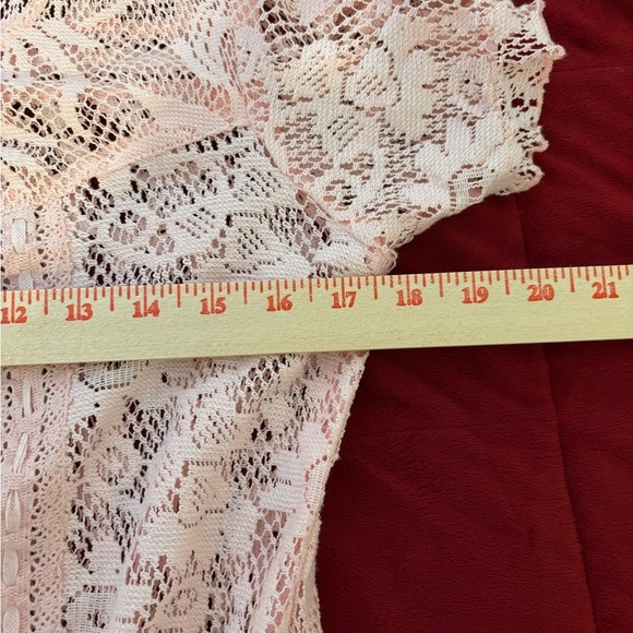 Nine West Blush Lace Blouse - Picture 4 of 8